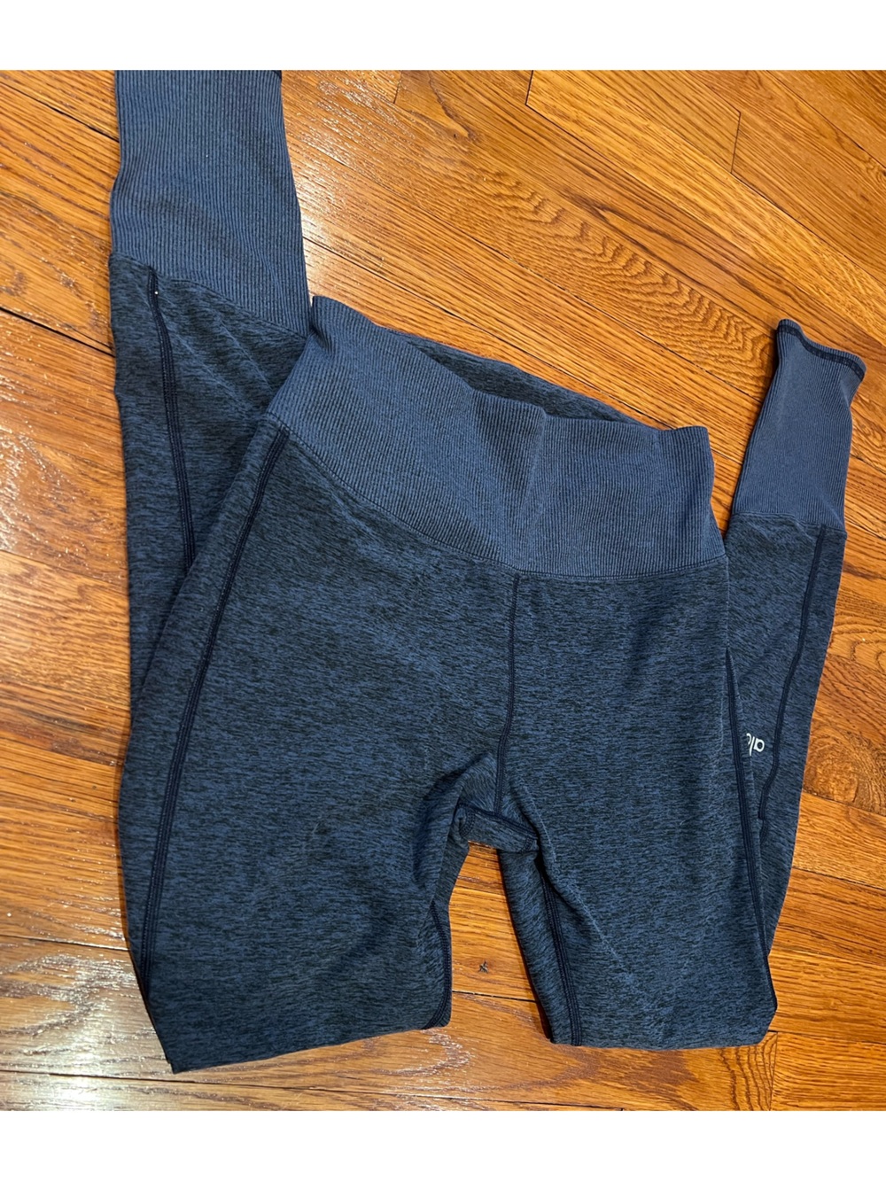 ALO Yoga Dark Heather Navy Leggings